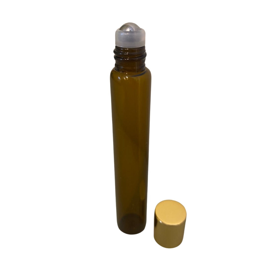 Frasco Vidro Rollon Âmbar 10ml