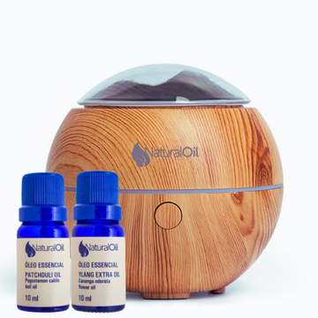 Desperte a Paixão com o Kit Cupido: Óleo Essencial de Patchouli e Óleo Essencial de Ylang Extra da Natural Oil