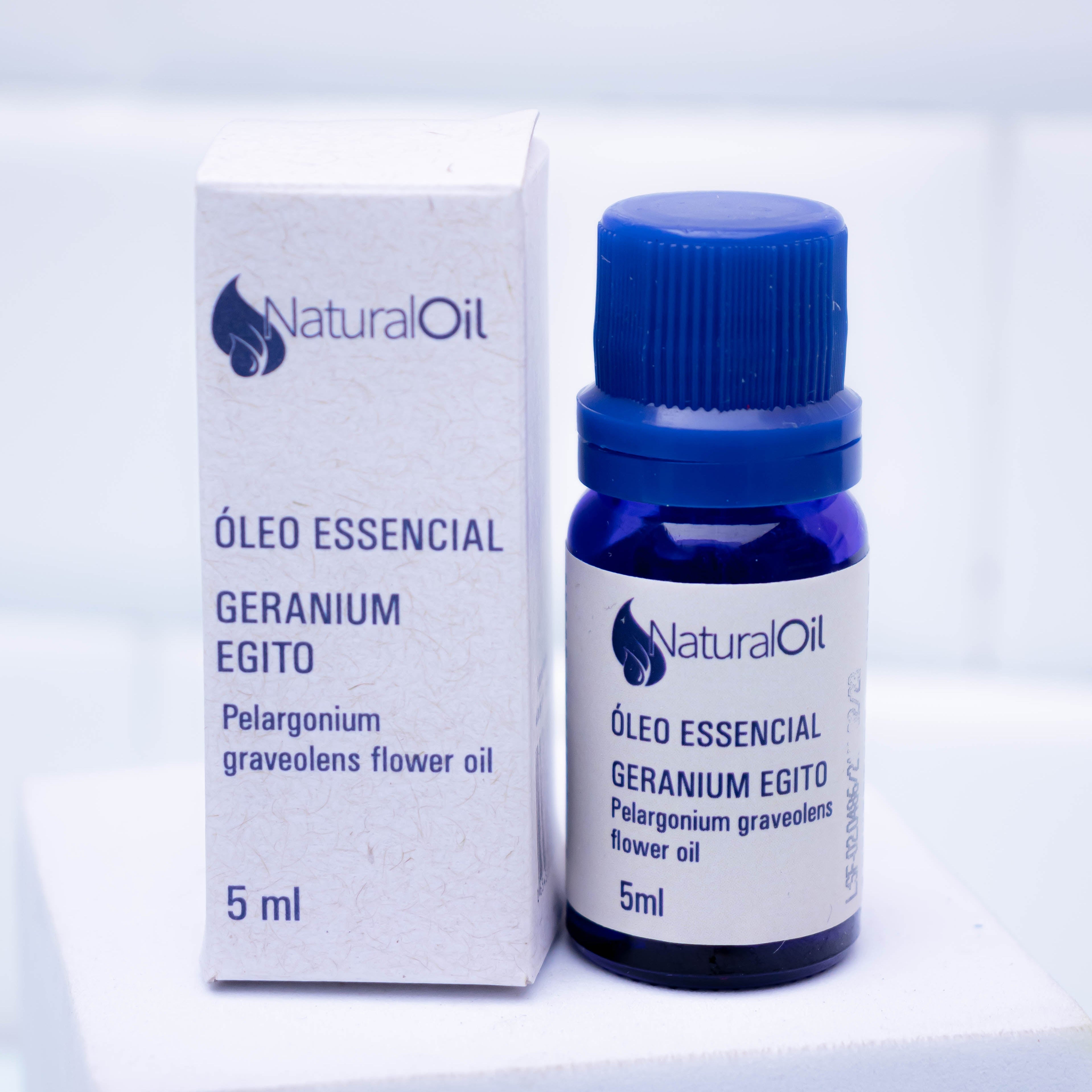 Óleo Essencial Gerânio Egito 100% Puro | Natural Oil